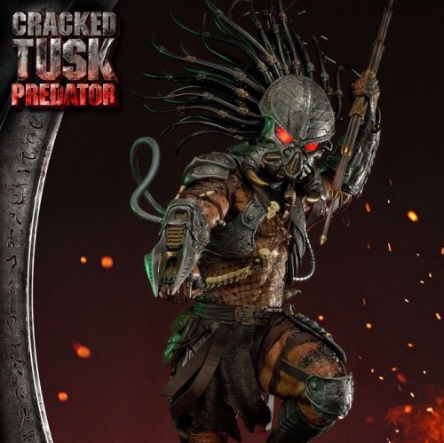 Cracked Tusk Predator Predator Statue by Prime 1 Studio
